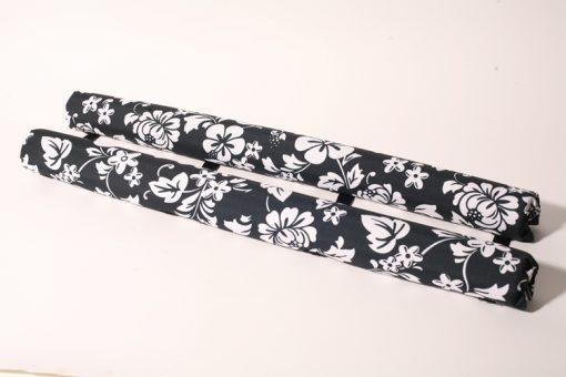 thumbnail interactive-video image 1 of Vitamin Blue 36" Roof Rack Pads – Red Floral – No Logo – Regular Size – Made In USA 1 of 5