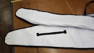 Prone Paddleboard Bag with a Velcro Fin Slot