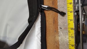SIMSUP Travel Bag Zipper Protection Guard